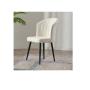 HANAH HOME Set stolica (4 komada) Rubi Cream Black - slika 1