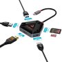 WHITE SHARK HEXAGON 6-u-1 USB-C Hub - slika 2
