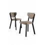 HANAH HOME Set stolica (4 komada) Arfe Cappuccino Black - slika 2