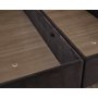 HANAH HOME Jednokrevetna baza Ela Single Black (120 x 200) - slika 3