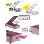HANAH HOME Jednokrevetna baza Pinky Single 120x200 - slika 5