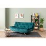 Atelier del Sofa Sofa za 3 sedišta Rivo Petrol Green - slika 1