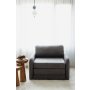 Atelier del Sofa Sofa-krevet sa 1 sedeljkom Nest Grey - slika 2