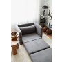 Atelier del Sofa Sofa-krevet sa 1 sedeljkom Nest Grey - slika 5