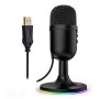 REDRAGON Pulsar Gaming Microphone Crni RGB Mikrofon - slika 3