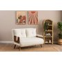 Atelier del Sofa Sofa za 2 sedišta Cosmo 2 Seater Teddy White - slika 2