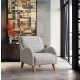 Atelier del Sofa Ving Chair fotelja Nice Bergere Cream Blue - slika 1