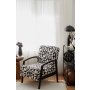 Atelier del Sofa Ving Chair fotelja Luma Black White v2 - slika 2