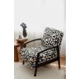 Atelier del Sofa Ving Chair fotelja Luma Black White v2 - slika 1
