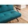 Atelier del Sofa Sofa za 3 sedišta Zven Petrol Green - slika 5