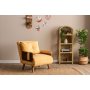 Atelier del Sofa Sofa-krevet sa 1 sedeljkom Cosmo Single Mustard - slika 2