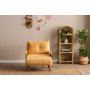 Atelier del Sofa Sofa-krevet sa 1 sedeljkom Cosmo Single Mustard - slika 3