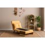 Atelier del Sofa Sofa-krevet sa 1 sedeljkom Cosmo Single Mustard - slika 4