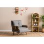 Atelier del Sofa Sofa-krevet sa 1 sedaljkom Cosmo Single Light Grey - slika 2