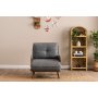 Atelier del Sofa Sofa-krevet sa 1 sedaljkom Cosmo Single Light Grey - slika 3