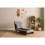 Atelier del Sofa Sofa-krevet sa 1 sedaljkom Cosmo Single Light Grey - slika 4