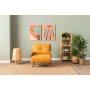 Atelier del Sofa Sofa-krevet sa 1 sedaljkom Cosmo Single Bohemian Mustard - slika 4