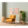 Atelier del Sofa Sofa-krevet sa 1 sedaljkom Cosmo Single Bohemian Mustard - slika 1
