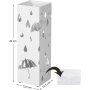 ModernHome Stalak za kisobrane Modern white - slika 4