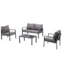 HANAH HOME Garden Lounge Set Siena - slika 5