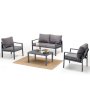 HANAH HOME Garden Lounge Set Siena - slika 1