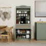 HANAH HOME Coffee polica zelene boje Lucas 1600 129 - slika 3