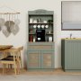 HANAH HOME Coffee polica zelene boje Lucas 1600 129 - slika 1