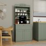 HANAH HOME Coffee polica zelene boje Lucas 1600 94 - slika 2
