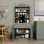 HANAH HOME Coffee polica zelene boje Lucas 1600 94 - slika 3