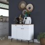 HANAH HOME Coffee komoda bele boje JE194 3803 - slika 1
