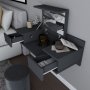 HANAH HOME Sto za šminkanje Zenn Anthracite - slika 3