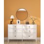 HANAH HOME Drvena bela komoda FRN 20017 - slika 1