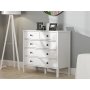 HANAH HOME Drvena bela komoda FRN 20061 - slika 2