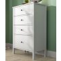 HANAH HOME Drvena bela komoda FRN 20023 - slika 3