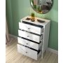 HANAH HOME Drvena bela komoda FRN 20023 - slika 4