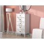 HANAH HOME Drvena bela komoda FRN 20027 - slika 4