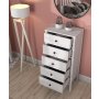 HANAH HOME Drvena bela komoda FRN 20027 - slika 5