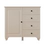 HANAH HOME Bela mat komoda Rb 044 01 - slika 5