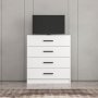 HANAH HOME Komoda Kale TV White - slika 2