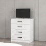 HANAH HOME Komoda Kale TV White - slika 3