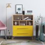 HANAH HOME Komoda Zlato Hrast boja Alba - slika 1