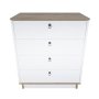 HANAH HOME Komoda Sahra White Walnut - slika 5