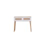 HANAH HOME Komoda Mount White hrast - slika 5