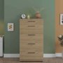 HANAH HOME Komoda u hrast boji Sfn 550 Ff 1 - slika 1