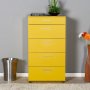 HANAH HOME Komoda Trendline Yellow - slika 4