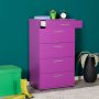 HANAH HOME Komoda Trendline Purple - slika 2