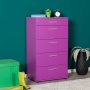 HANAH HOME Komoda Trendline Purple - slika 1