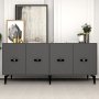 HANAH HOME Komoda Fly Anthracite - slika 1