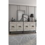 HANAH HOME Komoda Fly Anthracite Ephesus Marble - slika 2