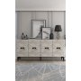 HANAH HOME Komoda Fly White Ephesus Marble - slika 1